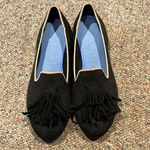 Rothy’s tassel flats in dark grey